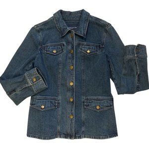 Jones New York Signature Women’s Jean Jacket (size M)